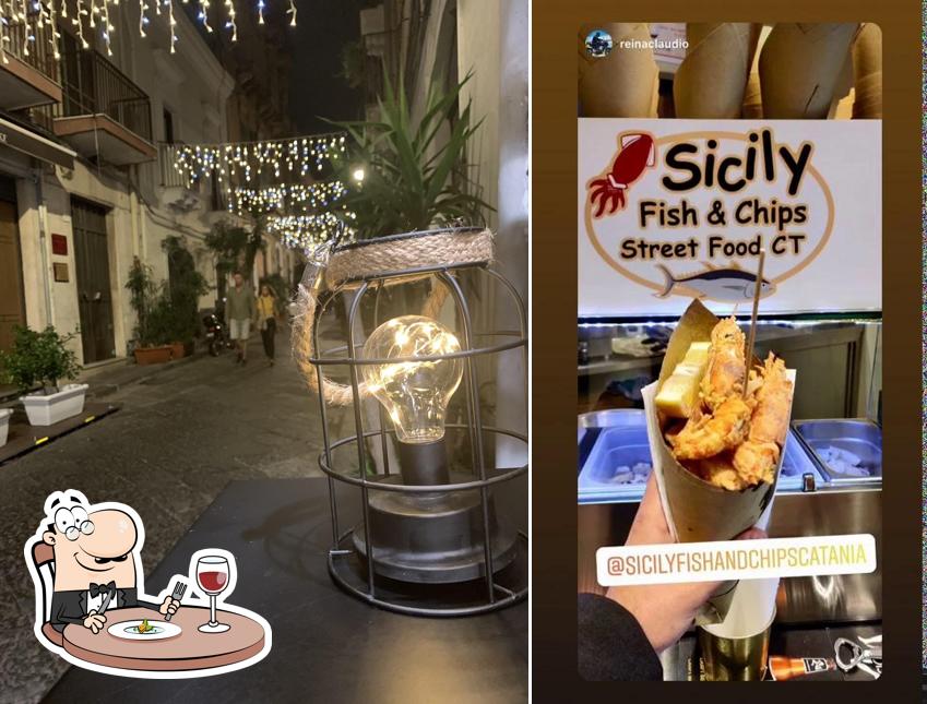 Блюда в "Sicily Fish & Chips Ct"