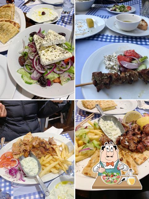 Greek salad at Souvlaki