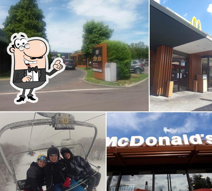 L'extérieur de McDonald's