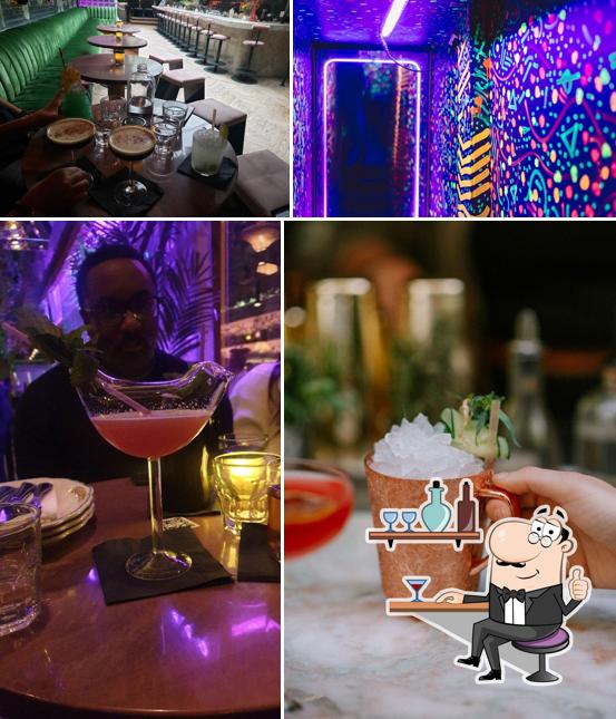 L'intérieur de Milky Way Cocktail Bar