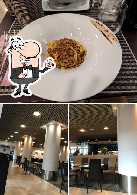 NOVOTEL CAFE' si caratterizza per la interni e cibo