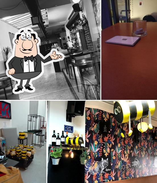 Dai un'occhiata agli interni di Mono Bar