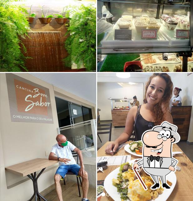 O exterior do Cantina Bom Sabor