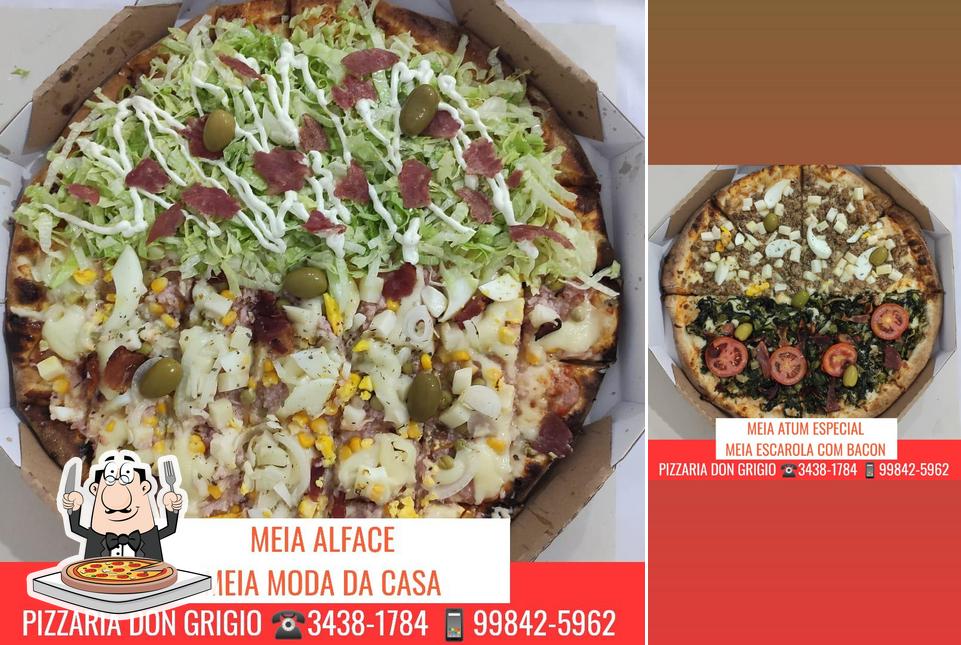 Experimente pizza no DON GRIGIO PIZZARIA DELIVERY