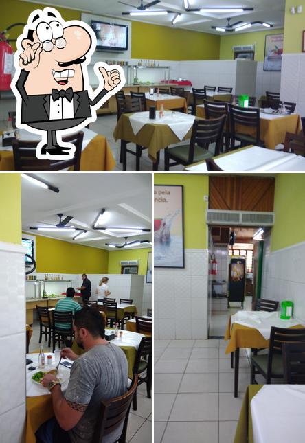 O interior do Restaurante Do Anízio