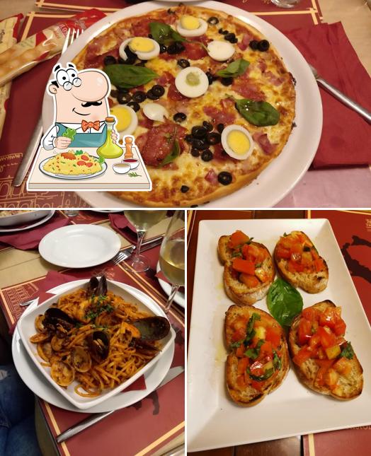 Platos en Italian restaurant Il Saltimbocca