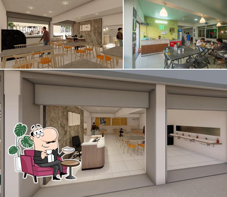 The interior of CLS VEG & NON VEG