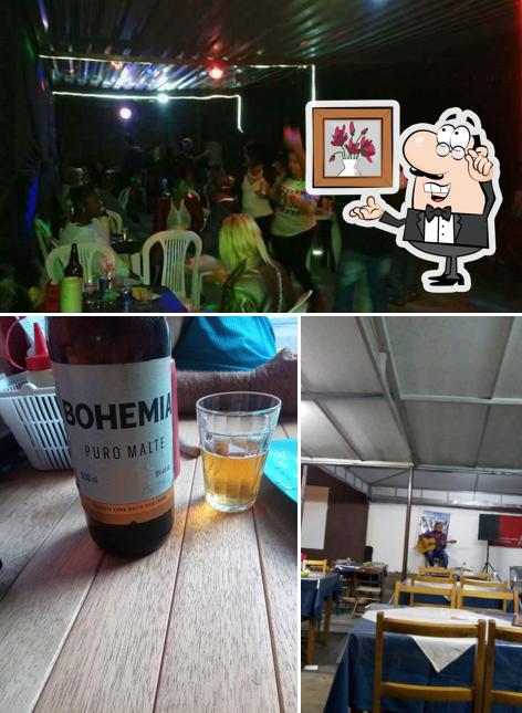 Entre diversos coisas, interior e cerveja podem ser encontrados no Churrasquinho Do Léo