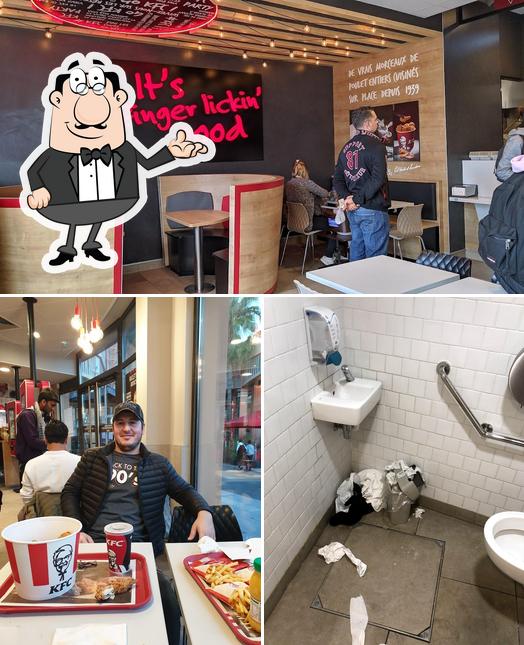 L'intérieur de KFC Montpelier Odysseum