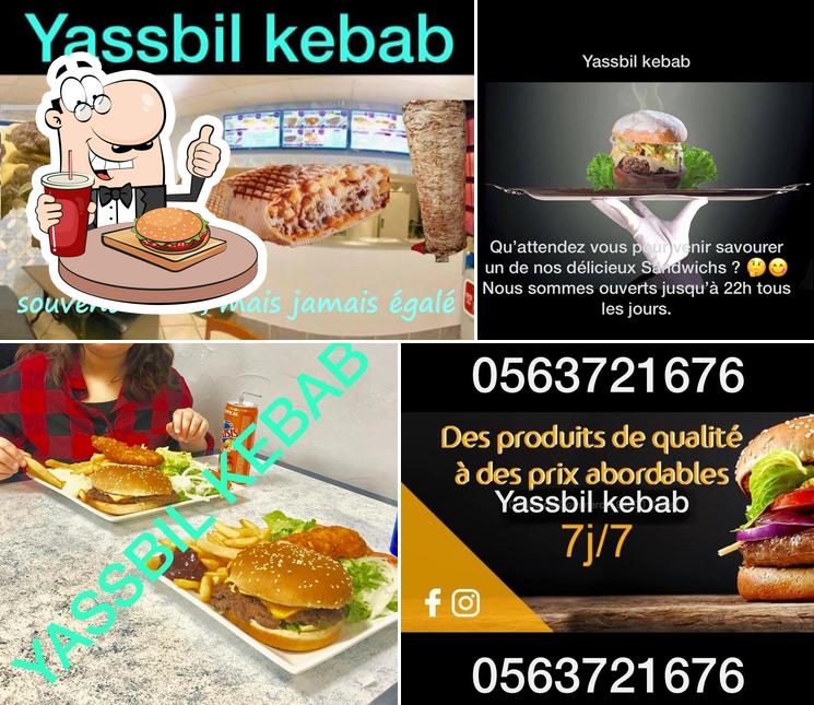 Prenez un hamburger à KEBAB Yassbilll