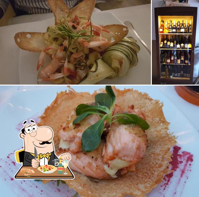 La cibo e birra del ristorante