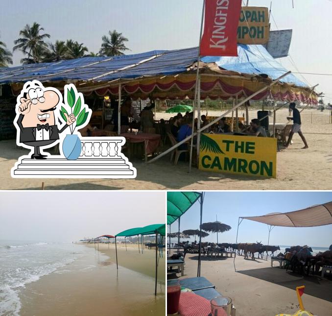 Enjoy the view at the outside area of CAMRON BEACH SHACK
