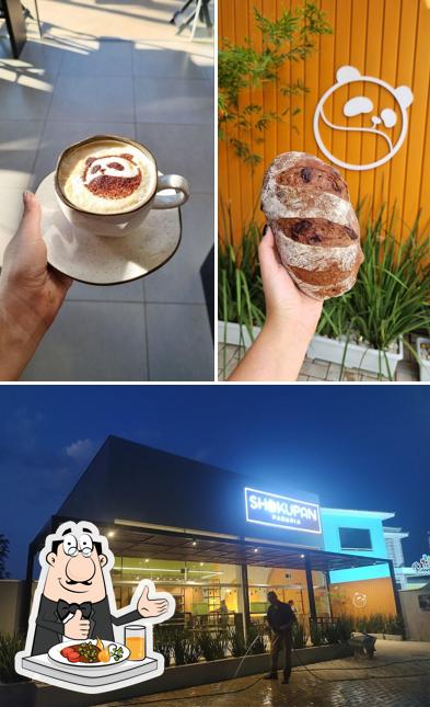 Esta é a ilustração apresentando comida e exterior no Padaria Shokupan