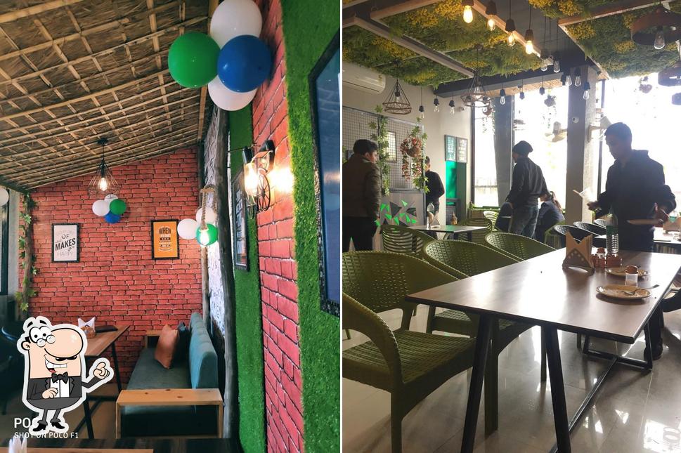 The interior of Green Leaf Cafe