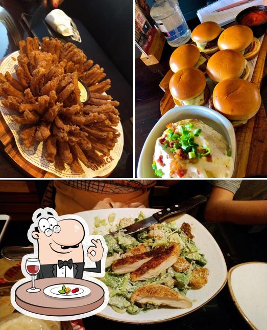 Comida em Restaurante Outback Steakhouse