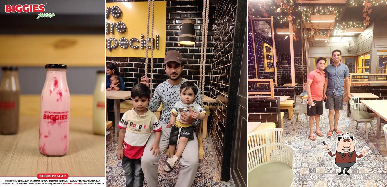 Food at Biggies pizza Baraut