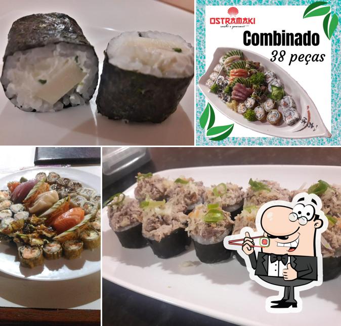 Experimente diversas opções de sushi