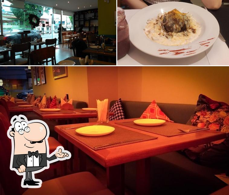 O Santa Orgânica Gastronomia Funcional se destaca pelo interior e sobremesa