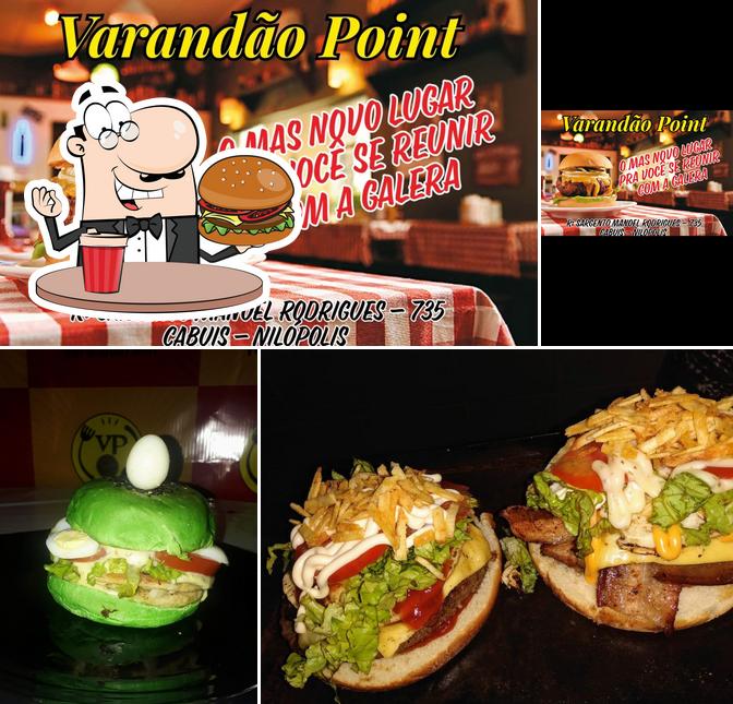 Experimente um hambúrguer no Varandão Point