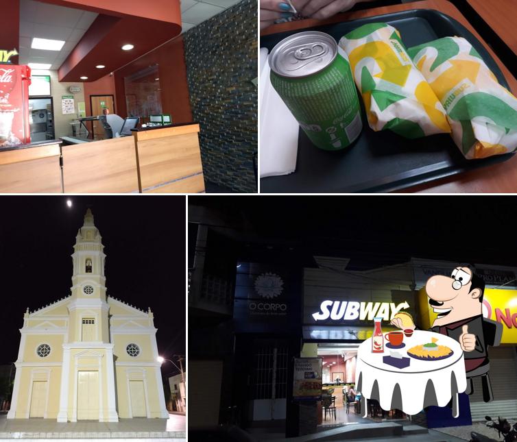 Hambúrguer em Subway