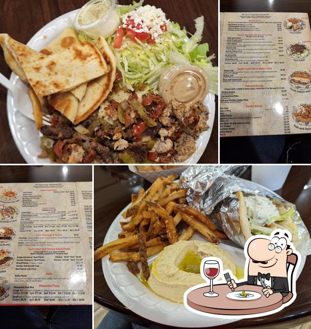 Sarah's Kabob Shop, 5340 W Market St in Greensboro Restaurant menu