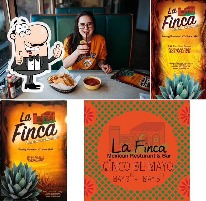 La Finca Mexican Restaurant in Morehead Restaurant menu and reviews