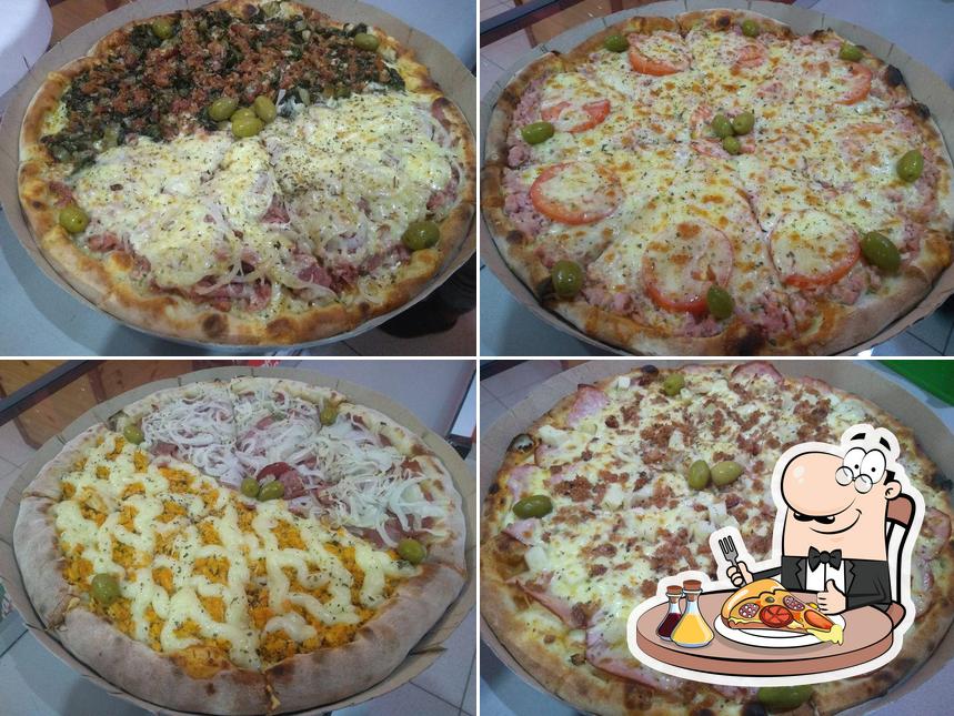 Peça diferentes estilos de pizza