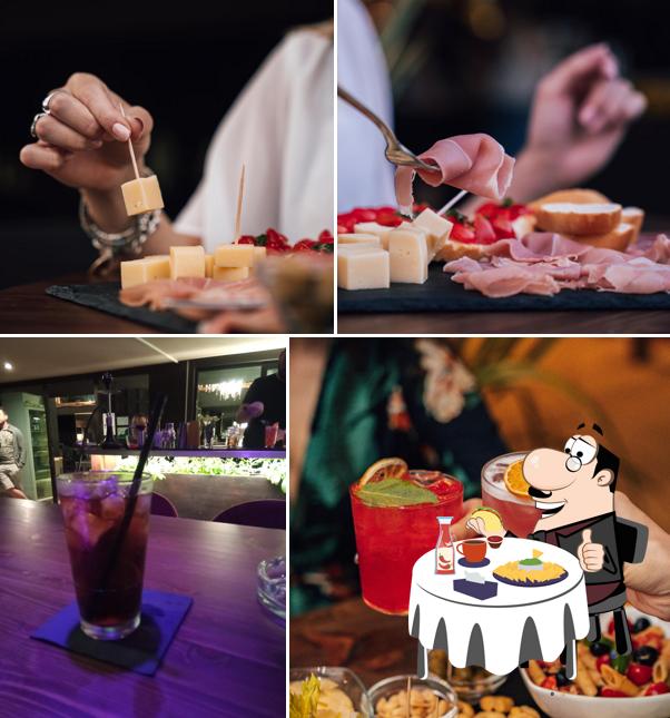 Piatto di formaggi al Guilty Lounge Bar