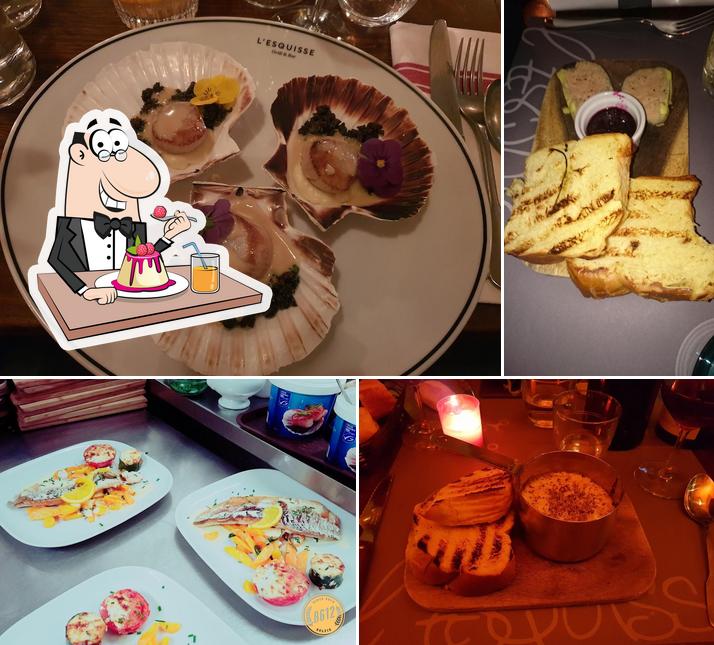 L'Esquisse: Grill & Bar bietet eine Mehrzahl von Desserts 