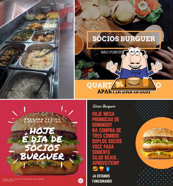 Comida em Socio's Beer - Hamburgueria e Pizzaria