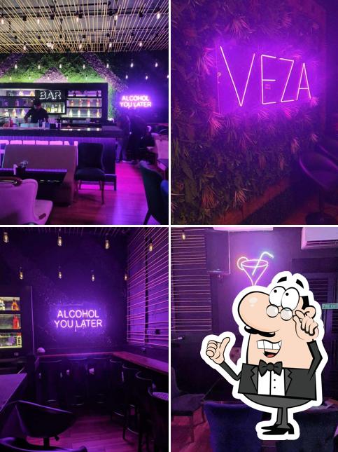 The interior of Veza Lounge & Bar