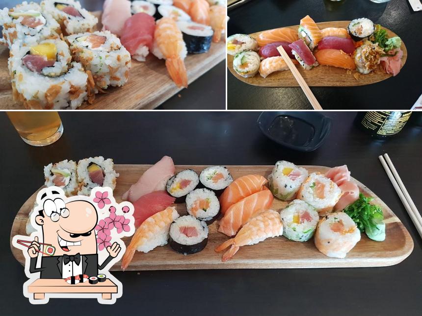 Choisissez différentes options de sushi
