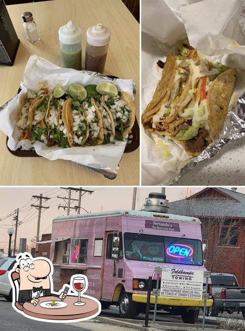 Fernandos Food Truck, 23 E Main St in Champaign Restaurant menu and
