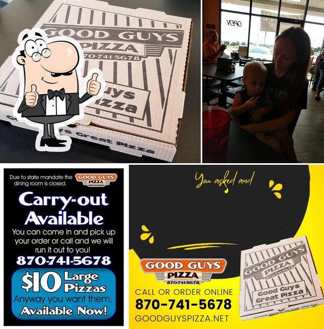Good Guys Pizza in Harrison Restaurant menu and reviews