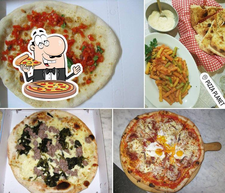 Scegli una pizza a Planet Pizza