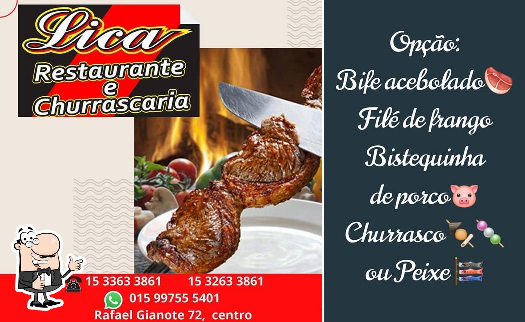 Here's a pic of Lica Restaurante e Churrascaria