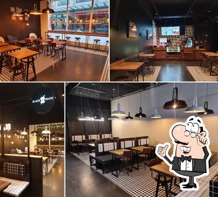 Découvrez l'intérieur de Black & White Burger LLN