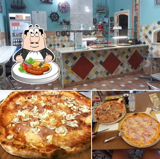 Tra le diverse cose da MONDO PIZZA Venturina ( Pizzeria da Tony ) si possono trovare la cibo e interni