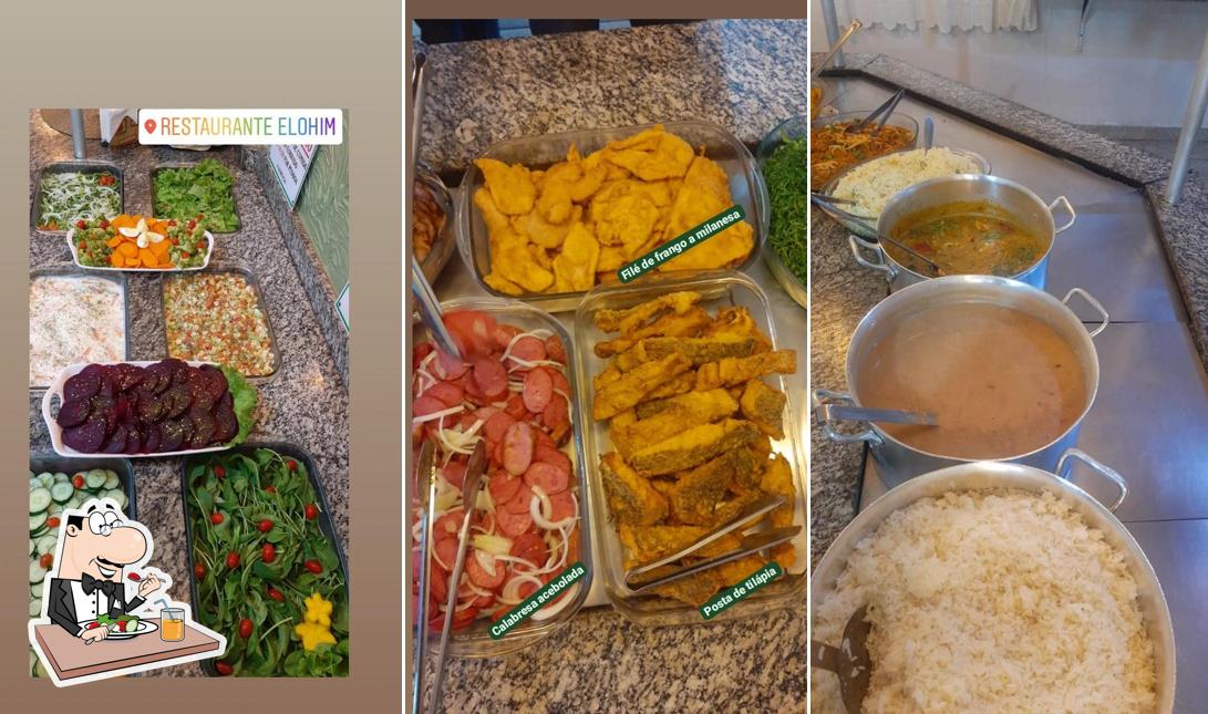 Comida em Restaurante Elohim