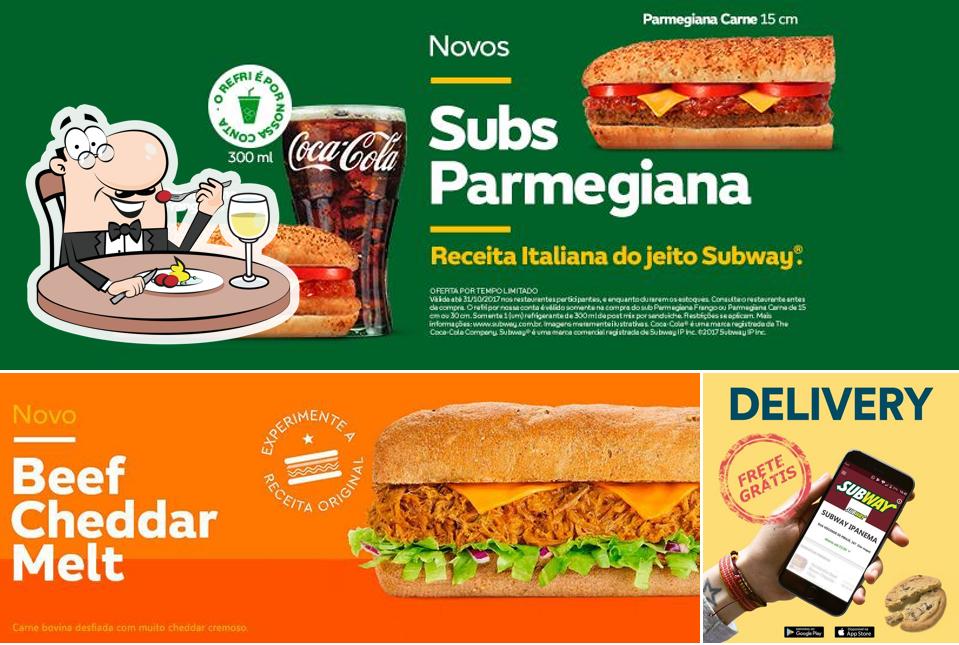 Sanduíche de carne de porco desfiada em Subway