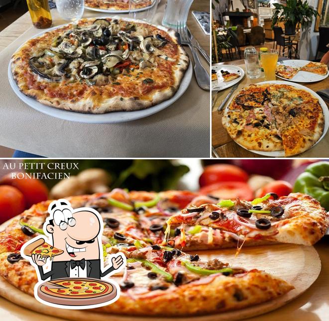 Prenez des pizzas à Restaurant Au Petit Creux Brancuccio Bonifacio