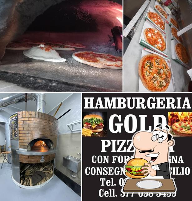 Hamburger al Hamburgeria Gold Pizzeria