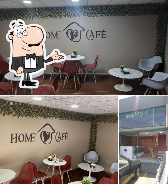 Esta é a foto ilustrando interior e exterior no Home Café