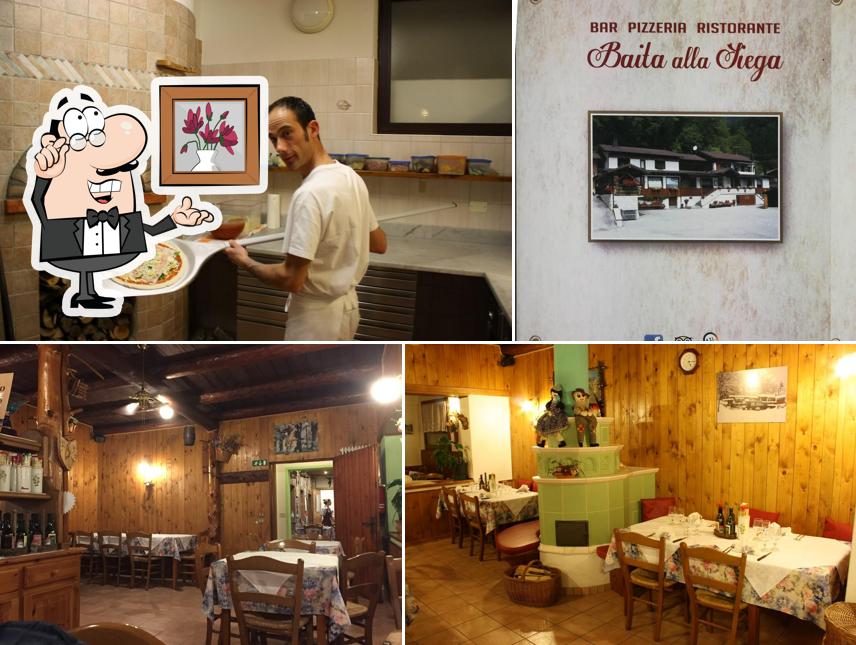 Dai un'occhiata agli interni di Pizzeria Ristorante "Baita Alla Siega"