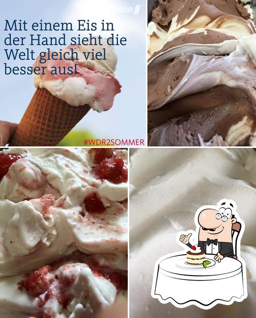 Eis Panciera GmbH bietet eine Mehrzahl von Desserts 