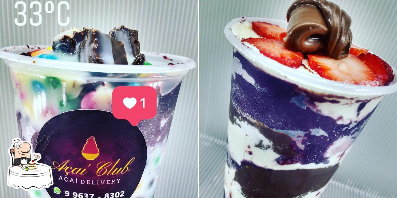 Não esqueça de pedir uma sobremesa no Açaí Club Delivery