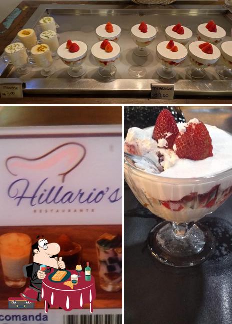 Hillario's Restaurante serve uma seleção de pratos doces