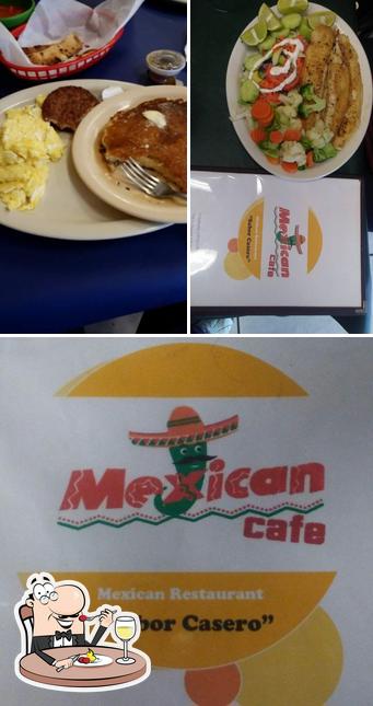 Food at Mexican Cafe