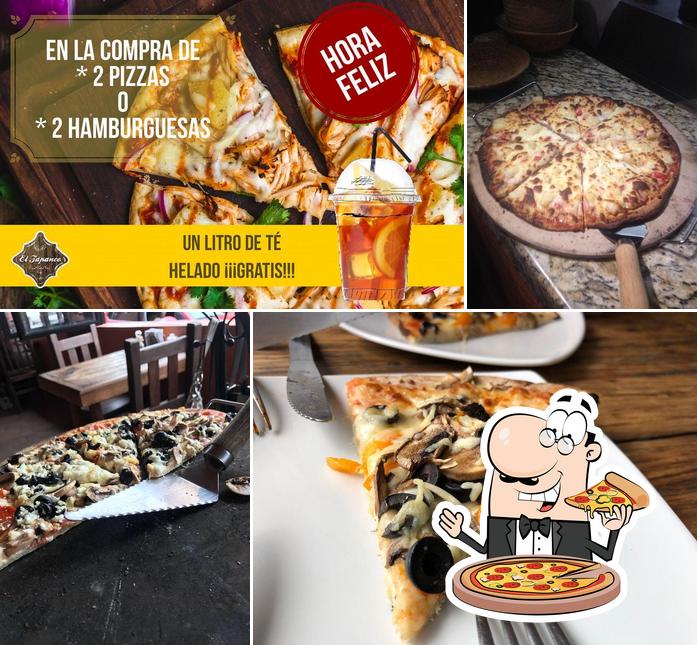 Order pizza at El Tapanco