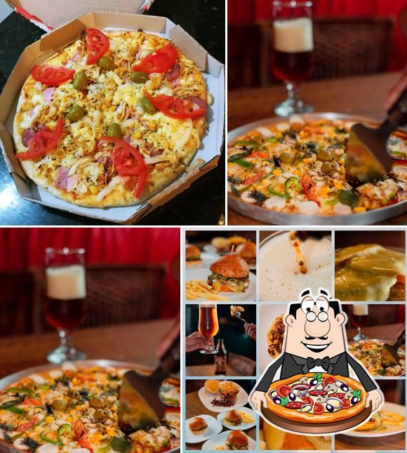 Experimente pizza no Avalon Hamburgueria e Pizzaria